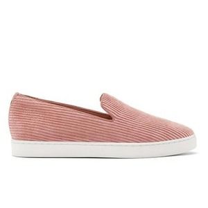 Birdies Pink Corduroy Loafer Slip On Shoe Womens 11